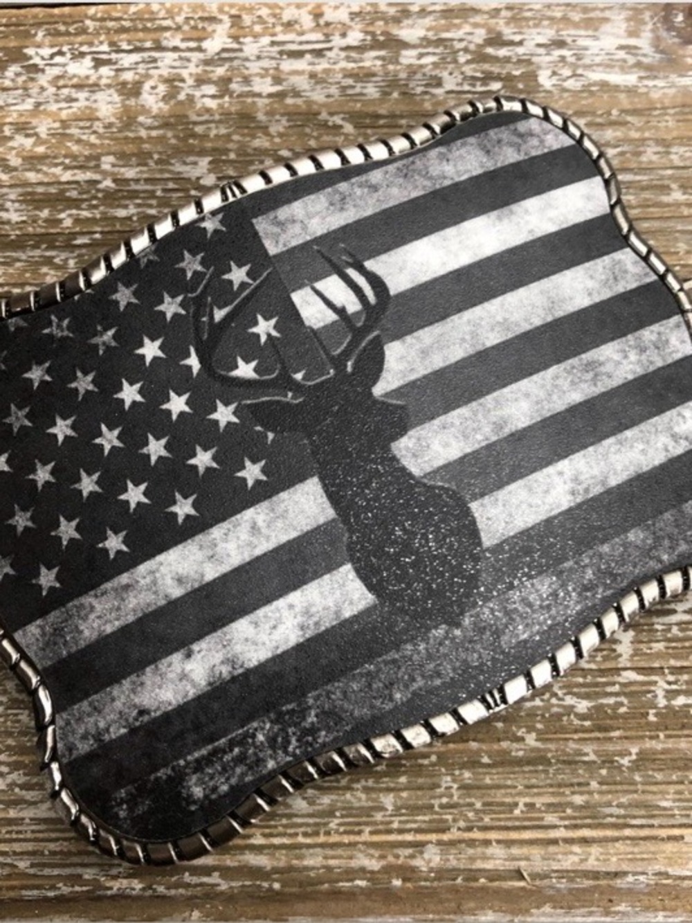Wallet Buckle Greyscale Flag Deer RFID Card Holder Buckle Shark Tank

Wallet Buc